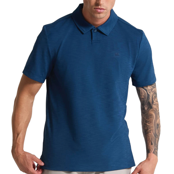 Municipal 2026 Sportcross Ql Polo Shirt - Blue Wing Heather