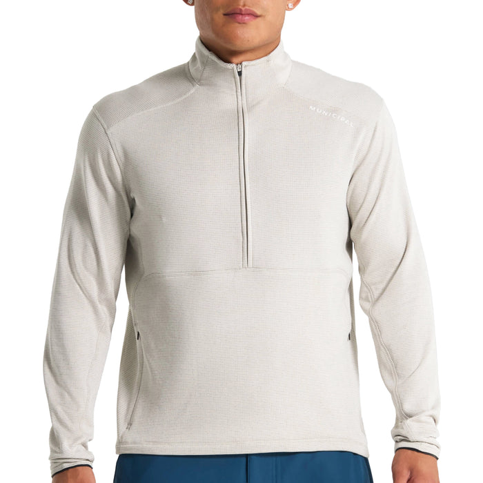 Municipal 2026 Sportcross Quarter-Zip Pullover - Silver Lining Heather