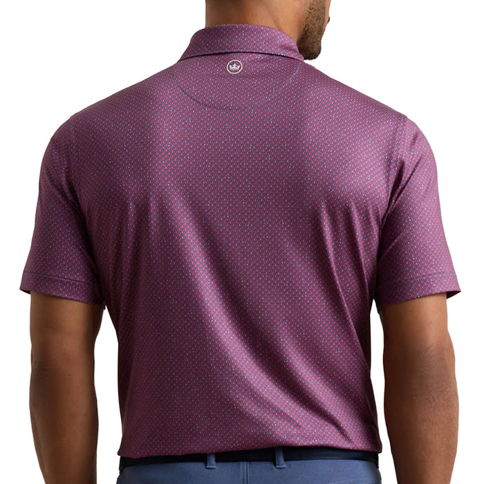 Peter Millar 2026 Lobster Boil Print Performance Jersey Polo Shirt - Bali