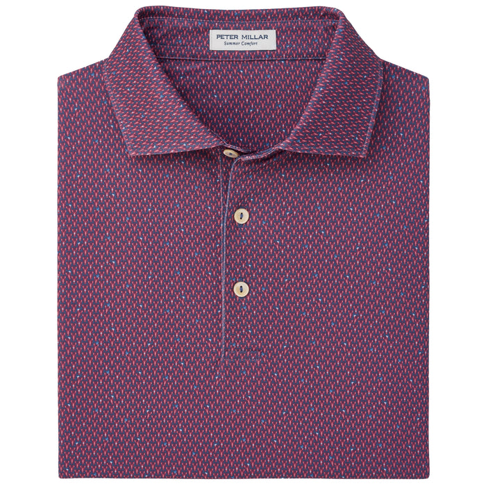 Peter Millar 2026 Lobster Boil Print Performance Jersey Polo Shirt - Bali