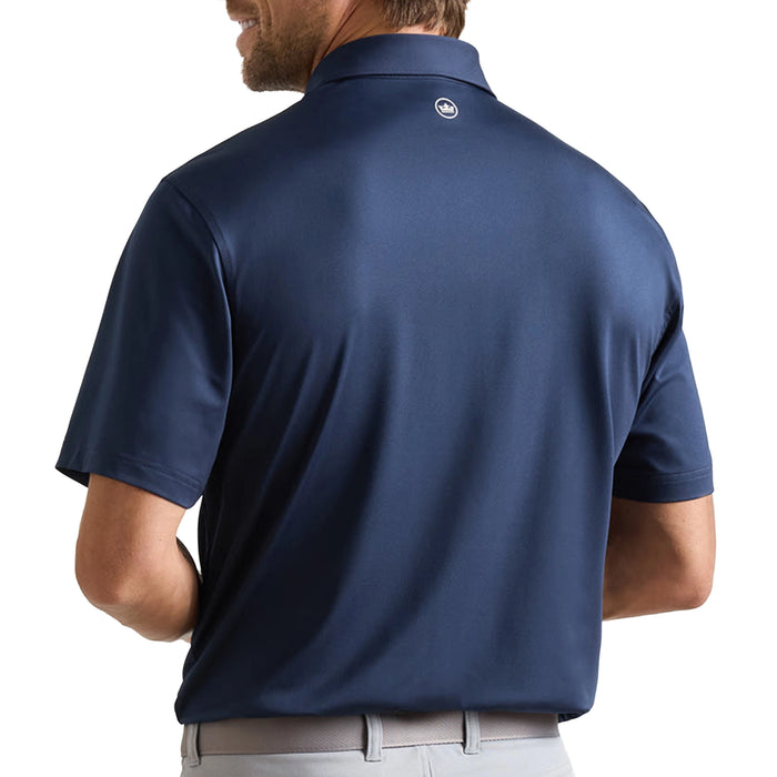 Peter Millar 2026 Solid Colour Performance Jersey Polo Shirt - Navy