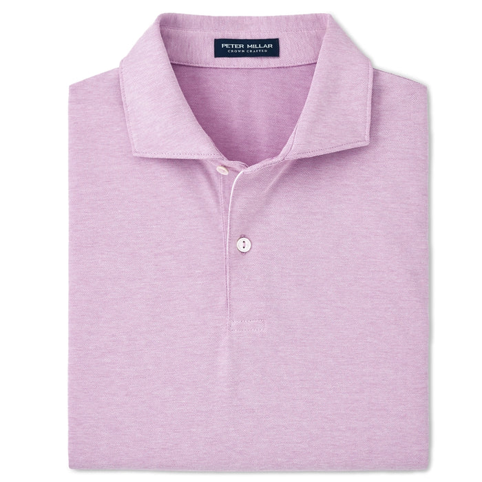 Peter Millar Albatross Cotton Blend Solid Polo Shirt