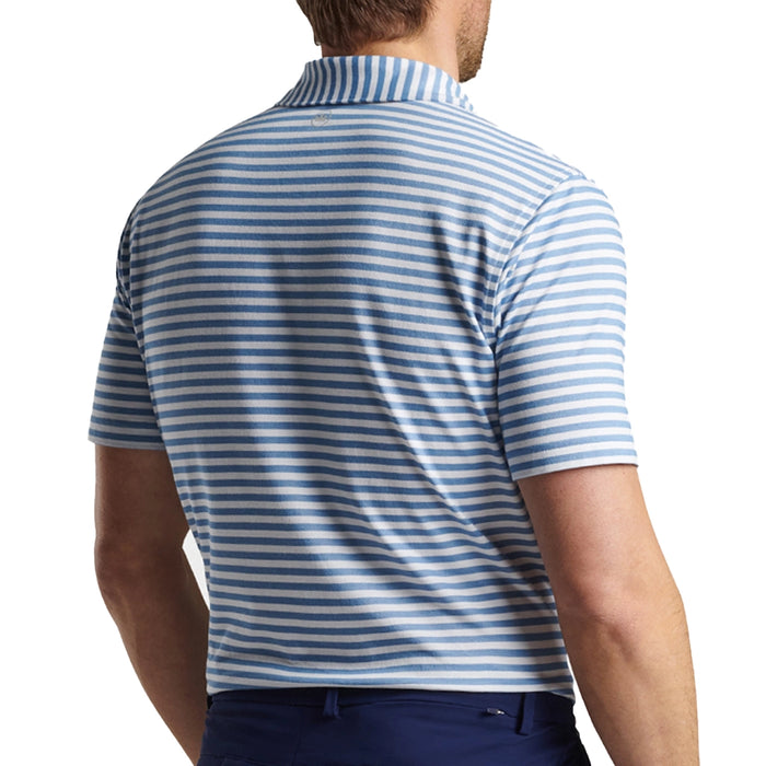 Peter Millar Albatross Cotton Blend Stripe Polo Shirt