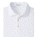 Peter Millar Cypress Performance Jersey Polo Shirt in White