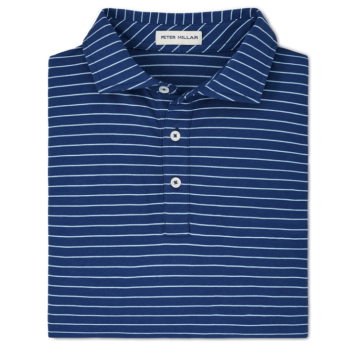 Peter Millar Pilot Mill Cedar Stripe Polo Shirt