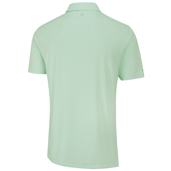 PING 2026 Gilmore Polo Shirt - Jade White