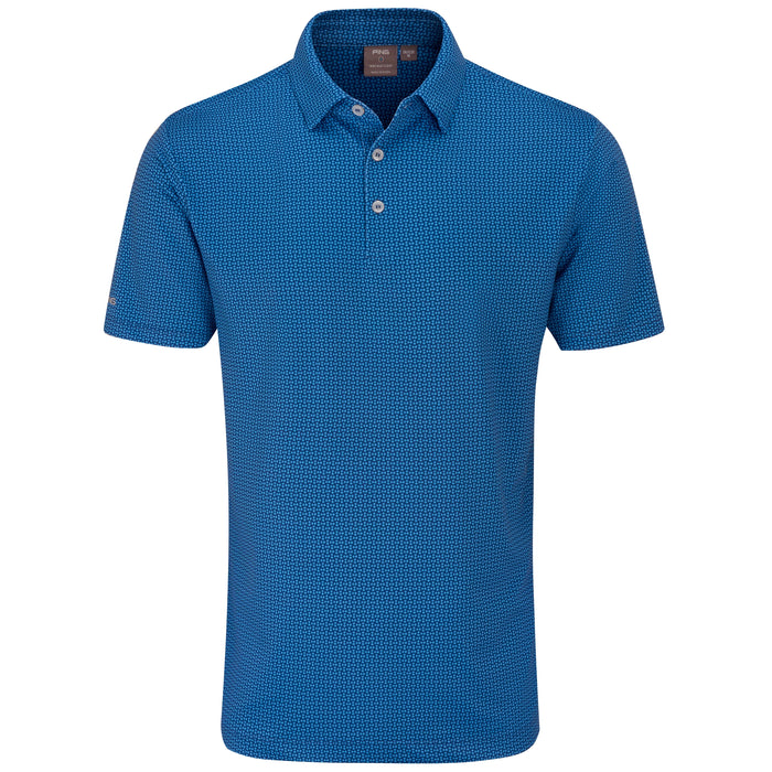 PING 2026 Gilmore Polo Shirt - Midnight/Infinity Blue
