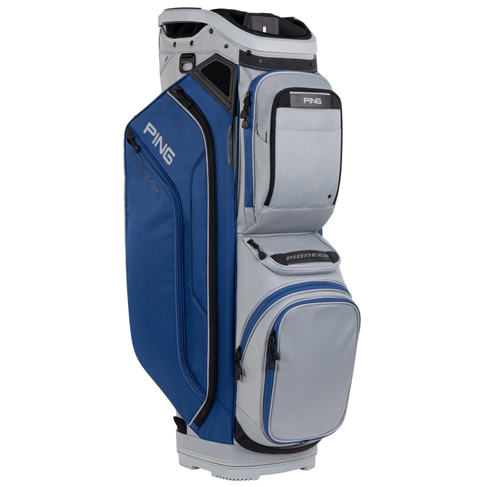 PING 244 Pioneer 27 Cart Bag - Lunar/Monaco/Black