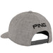 PING Tour Classis 211 Cap in Heather Grey with Adjustable Closure on back