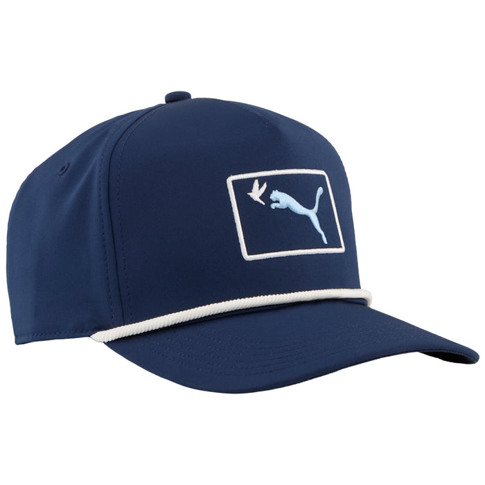 Puma 2026 Chasing Birdies Rope Snapback Cap - Deep Navy/Spring Blue