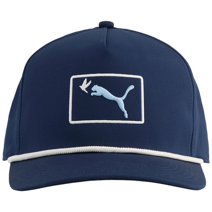 Puma 2026 Chasing Birdies Rope Snapback Cap - Deep Navy/Spring Blue
