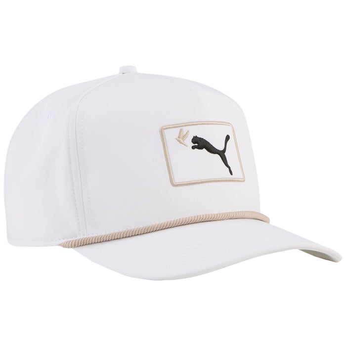 Puma 2026 Chasing Birdies Rope Snapback Cap - White Glow/Puma Black