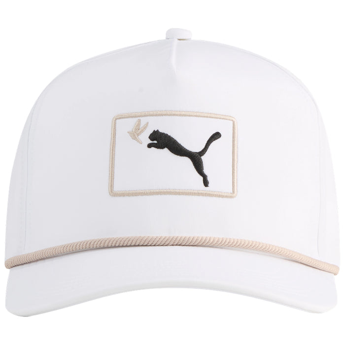 Puma 2026 Chasing Birdies Rope Snapback Cap - White Glow/Puma Black