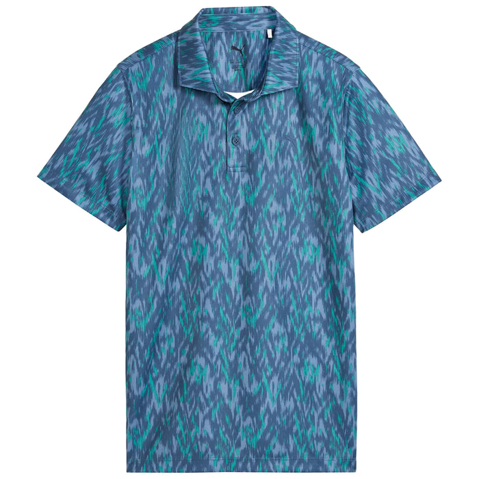 Puma Junior Boys 2026 Pure 3.0 Northern Lights Polo Shirt - Dark Indigo