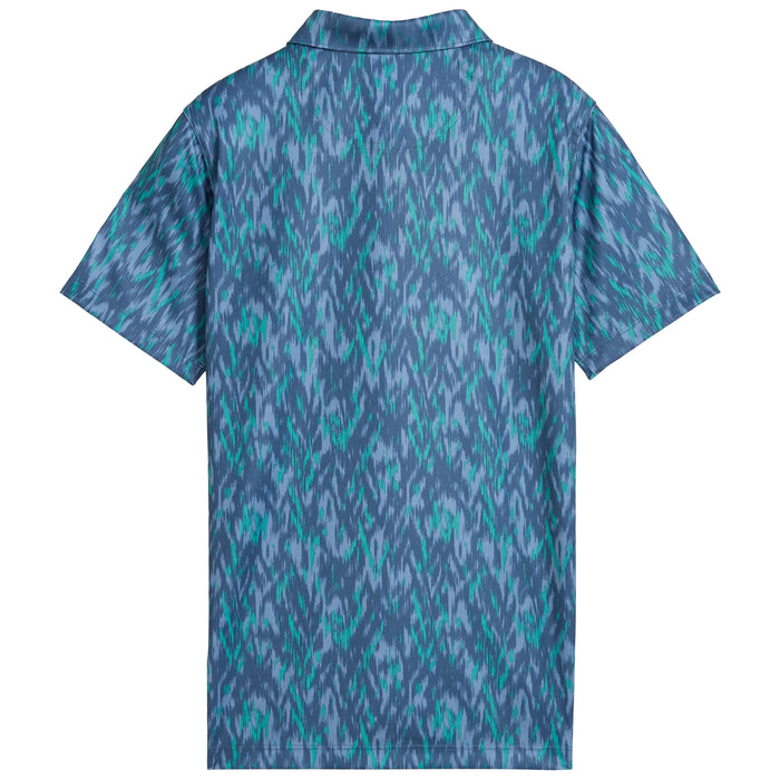 Puma Junior Boys 2026 Pure 3.0 Northern Lights Polo Shirt - Dark Indigo