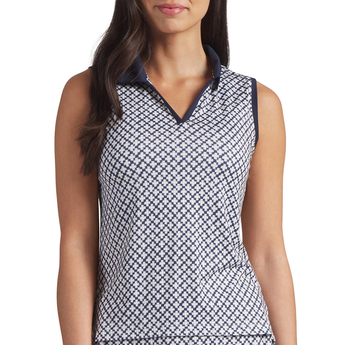 Puma Ladies 2026 Club Sleeveless Polo Shirt - Deep Navy