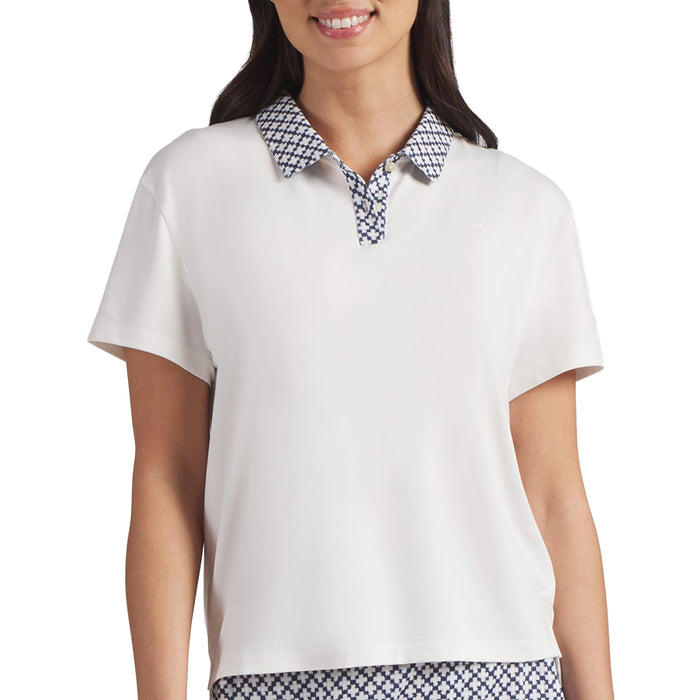Puma Ladies 2026 Ezra Solid Polo Shirt - Warm White