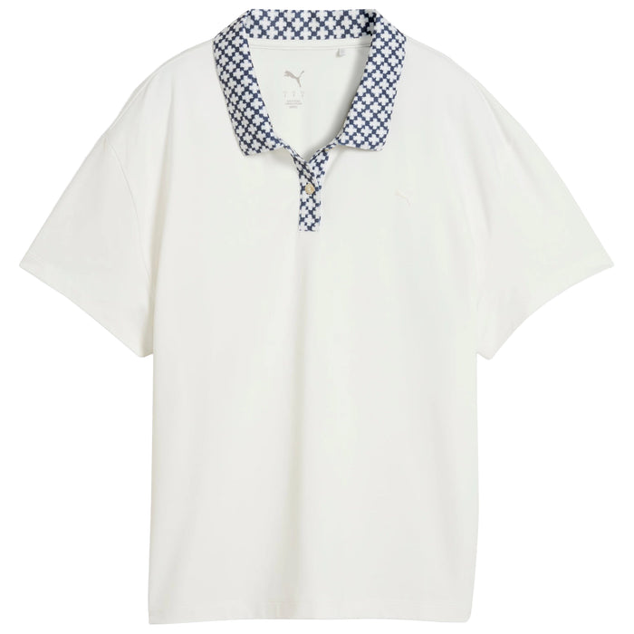 Puma Ladies 2026 Ezra Solid Polo Shirt - Warm White