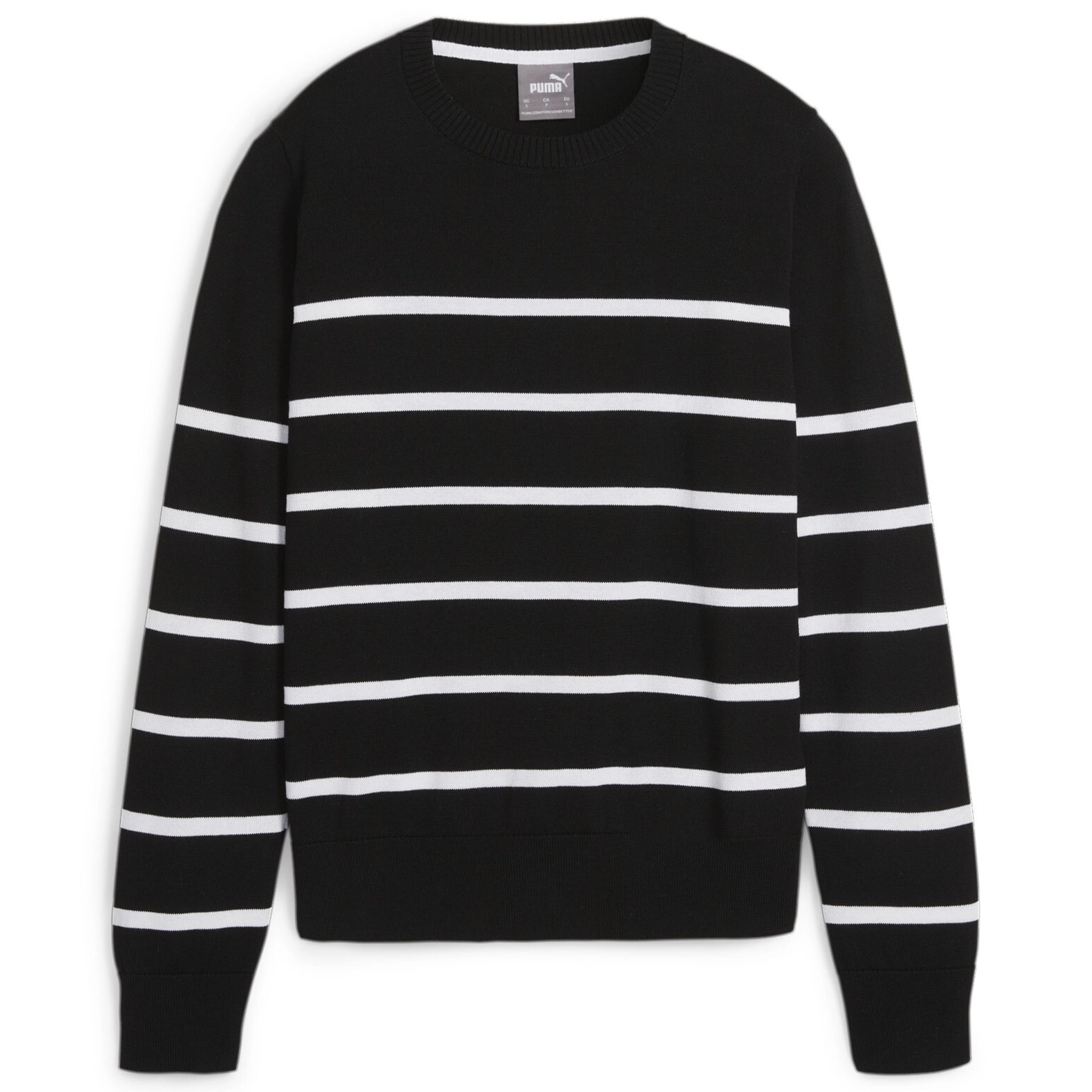 Puma sweater mens black best sale