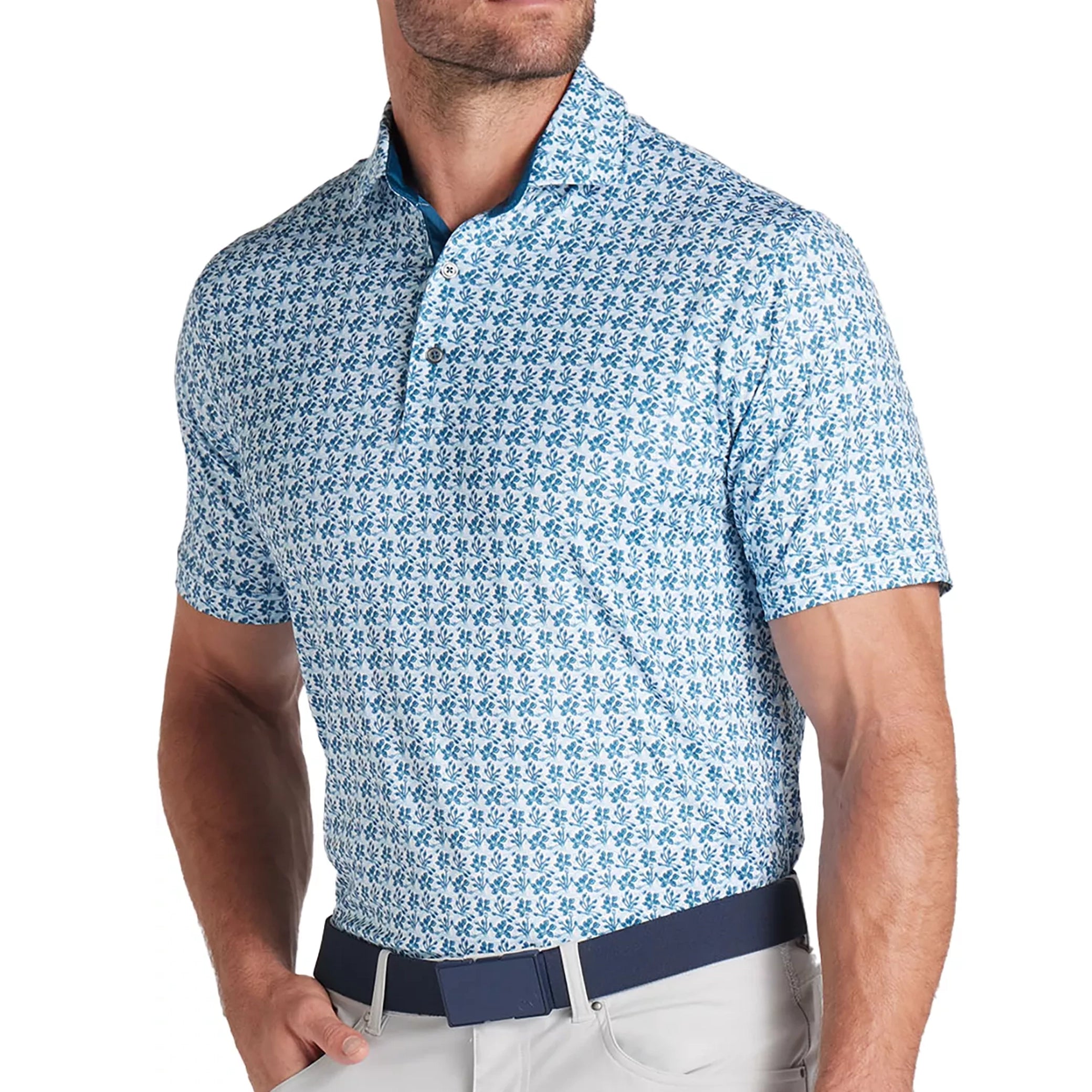 Puma slim fit golf shirt sale