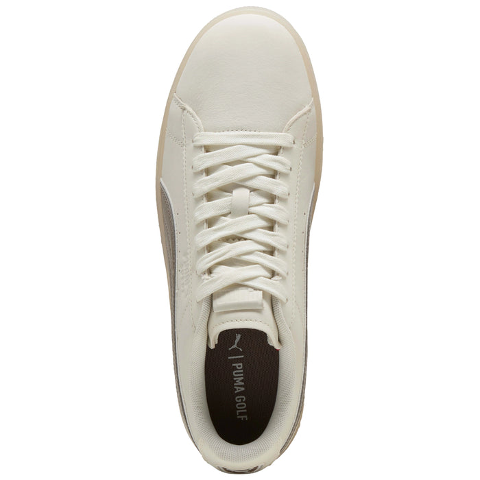 Puma 2026 Suede G Golf Shoes - Warm White/Mouse Gray