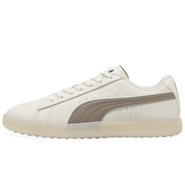 Puma 2026 Suede G Golf Shoes - Warm White/Mouse Gray