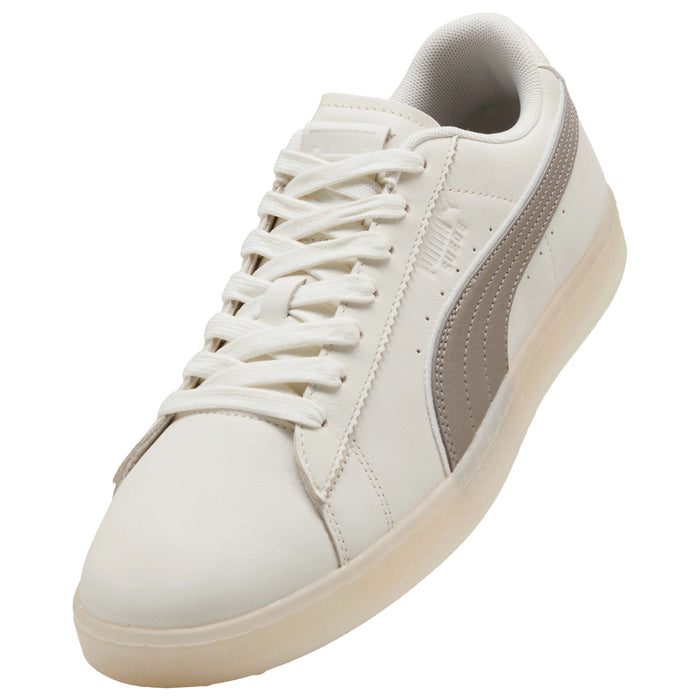 Puma 2026 Suede G Golf Shoes - Warm White/Mouse Gray