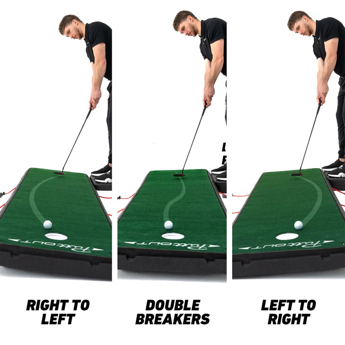 PuttOUT AirBreak Adjustable Putting Mat