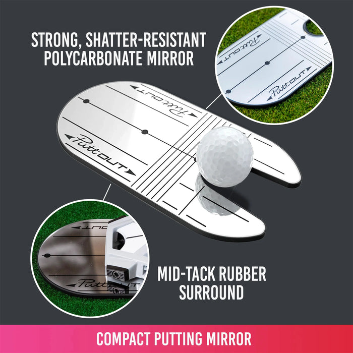 PuttOUT Compact Putting Mirror