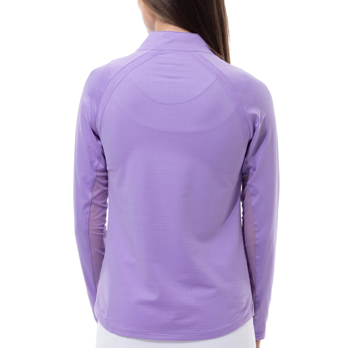 SanSoleil Ladies 2025 Soltek Raglan Long Sleeve Mock Neck