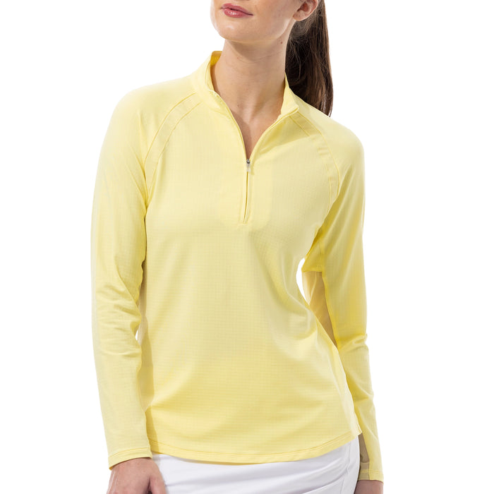 SanSoleil Ladies 2025 Soltek Raglan Long Sleeve Mock Neck