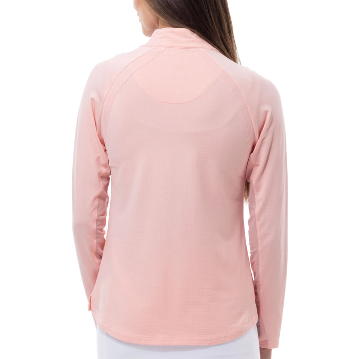 SanSoleil Ladies 2025 Soltek Raglan Long Sleeve Mock Neck