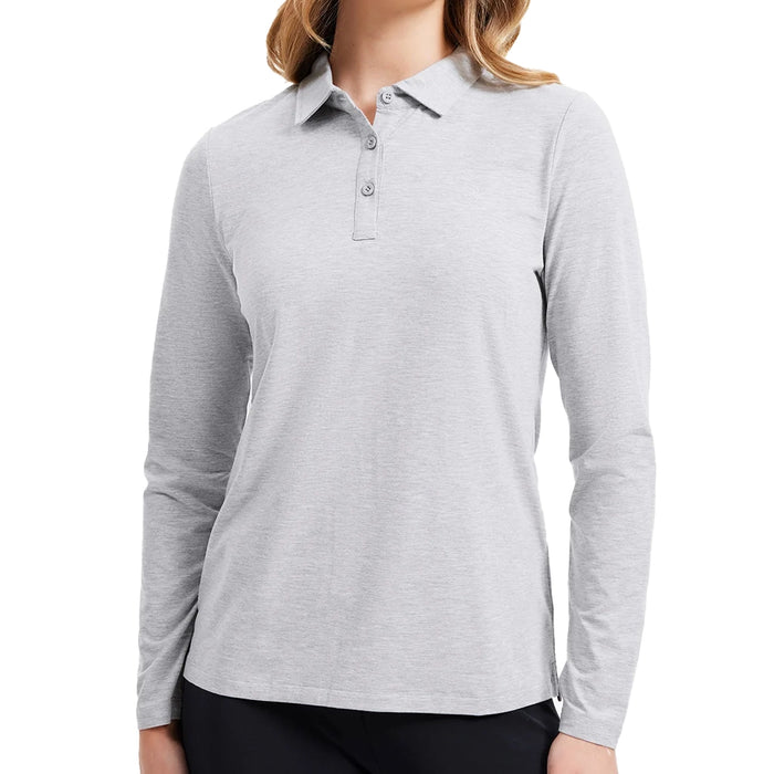 Solbari Ladies Sensitive Long Sleeve Polo Shirt