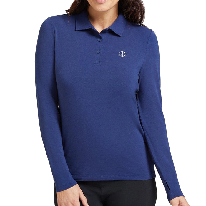 Solbari Ladies Sensitive Long Sleeve Polo Shirt