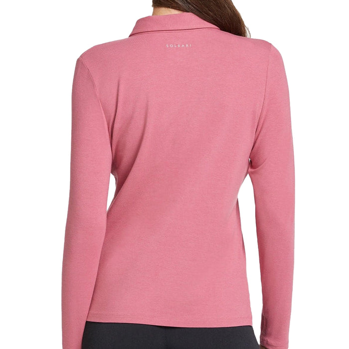 Solbari Ladies Sensitive Long Sleeve Polo Shirt