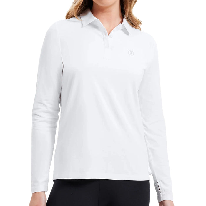 Solbari Ladies Sensitive Long Sleeve Polo Shirt