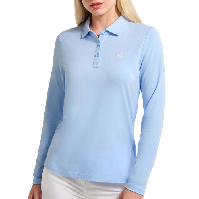 Solbari Ladies Sensitive Long Sleeve Polo Shirt