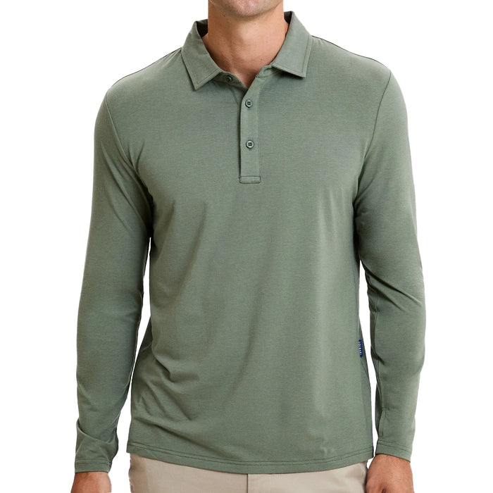 Solbari Sensitive Long Sleeve Polo Shirt