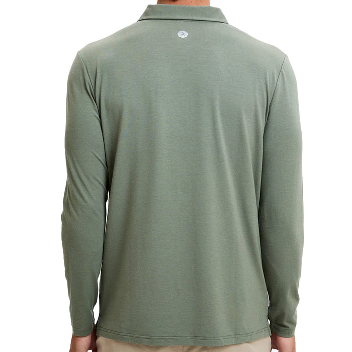 Solbari Sensitive Long Sleeve Polo Shirt