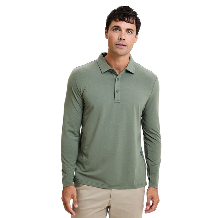 Solbari Sensitive Long Sleeve Polo Shirt