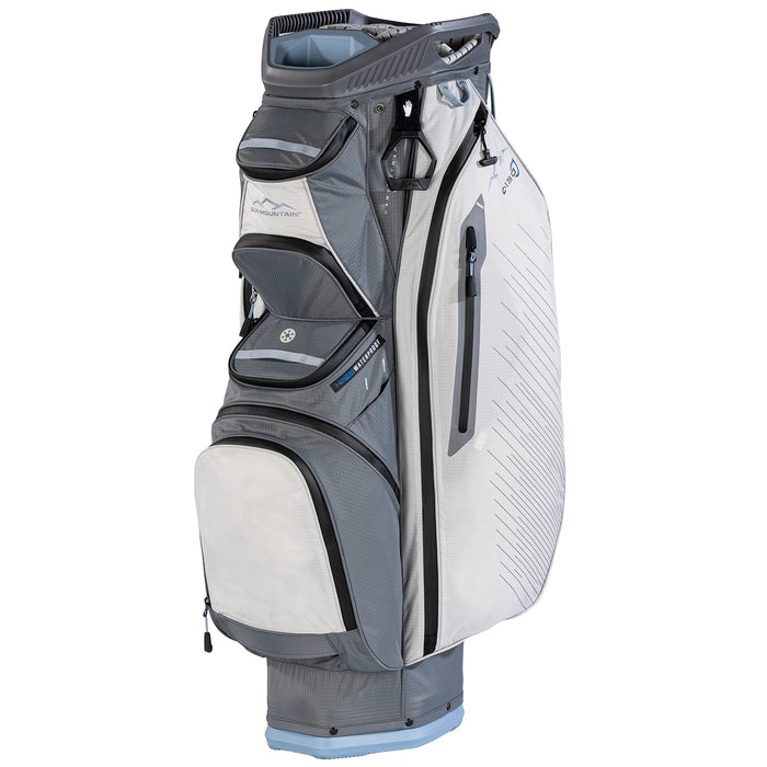 Sun Mountain 2027 C130 H2NO Waterproof Cart Bag - Nickel/Platinum/Ash