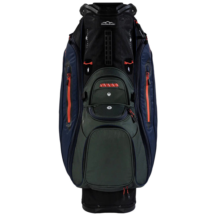 Sun Mountain 2027 C130 VLO Hybrid Stand Bag - Black/Olive/Inferno