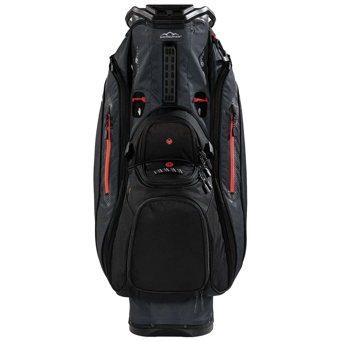Sun Mountain 2027 C130 VLO Hybrid Stand Bag - Steel/Black/Red