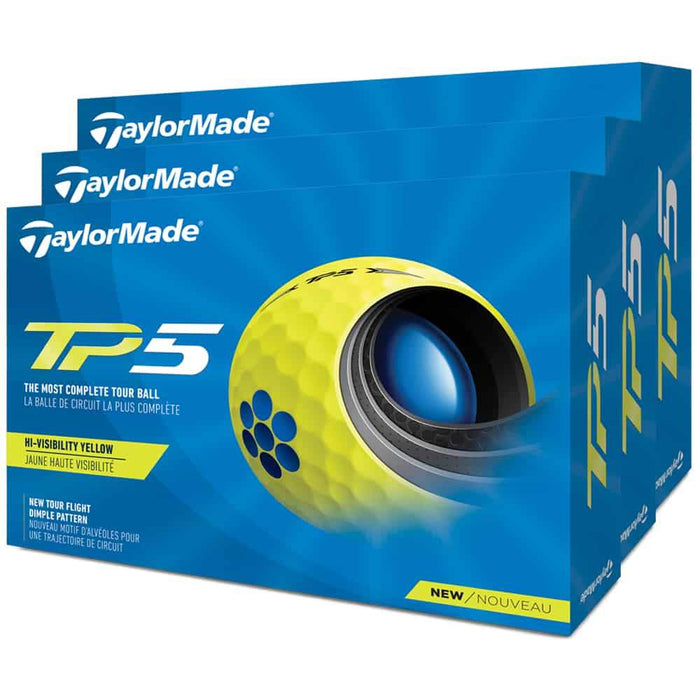 TaylorMade 2021 TP5 Golf Balls (3-Pack)