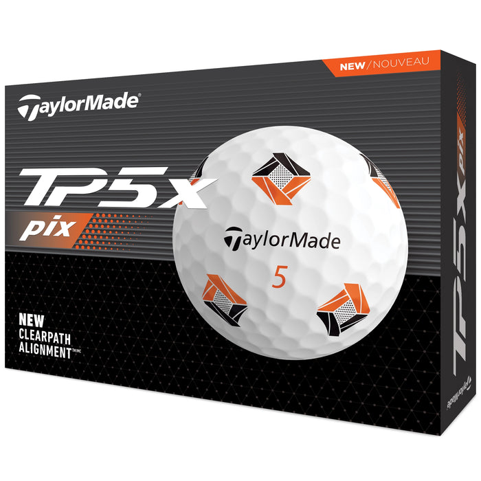 TaylorMade 2024 TP5x PIX 3.0 Golf Balls