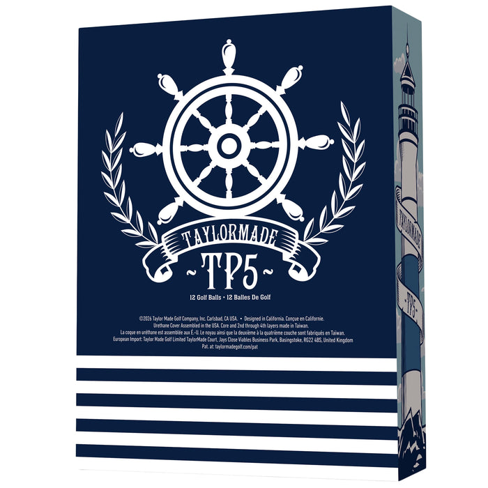 TaylorMade LE 2026 TP5 Sailor's Point Summer Commemorative Golf Balls