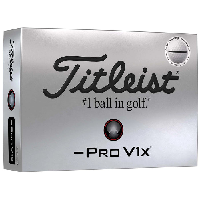 Titleist 2019 ProV1x Left Dash Performance Align Golf Balls