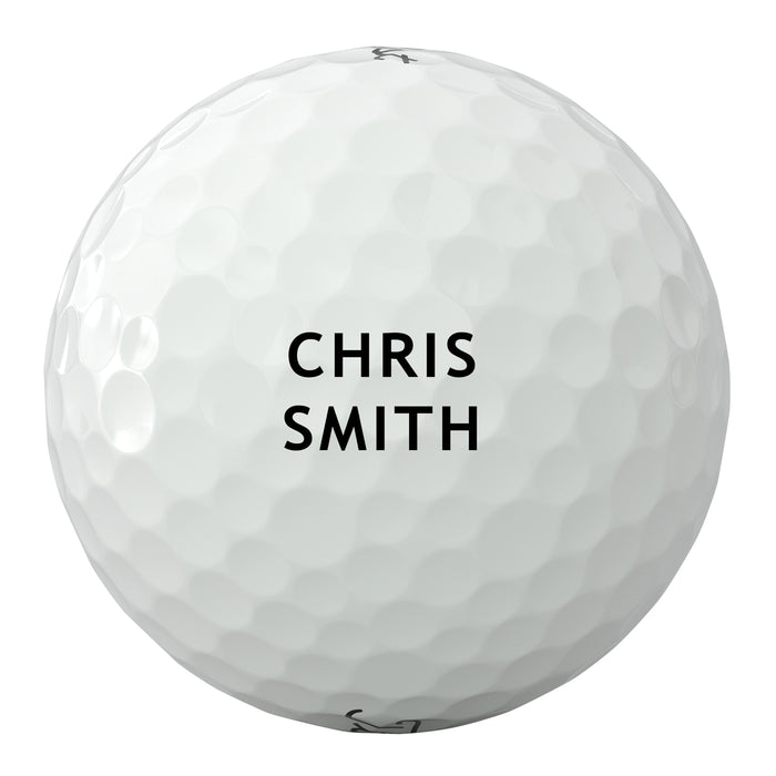 Titleist 2025 ProV1x Personalised Golf Balls Custom