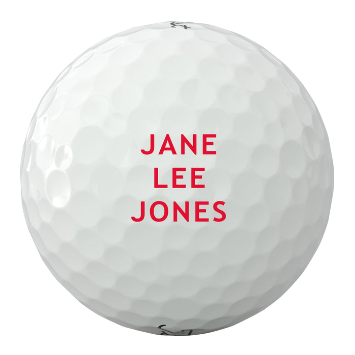 Titleist 2025 ProV1x Personalised Golf Balls Custom