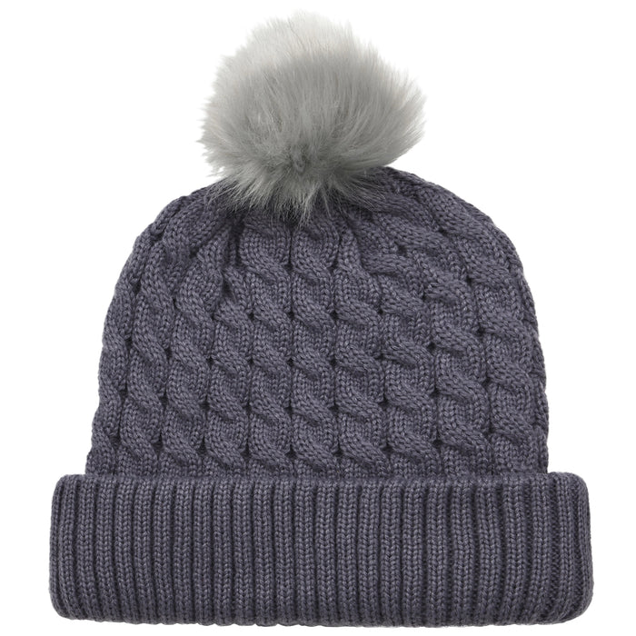 Titleist Ladies 2026 Cable Knit Pom Pom Beanie